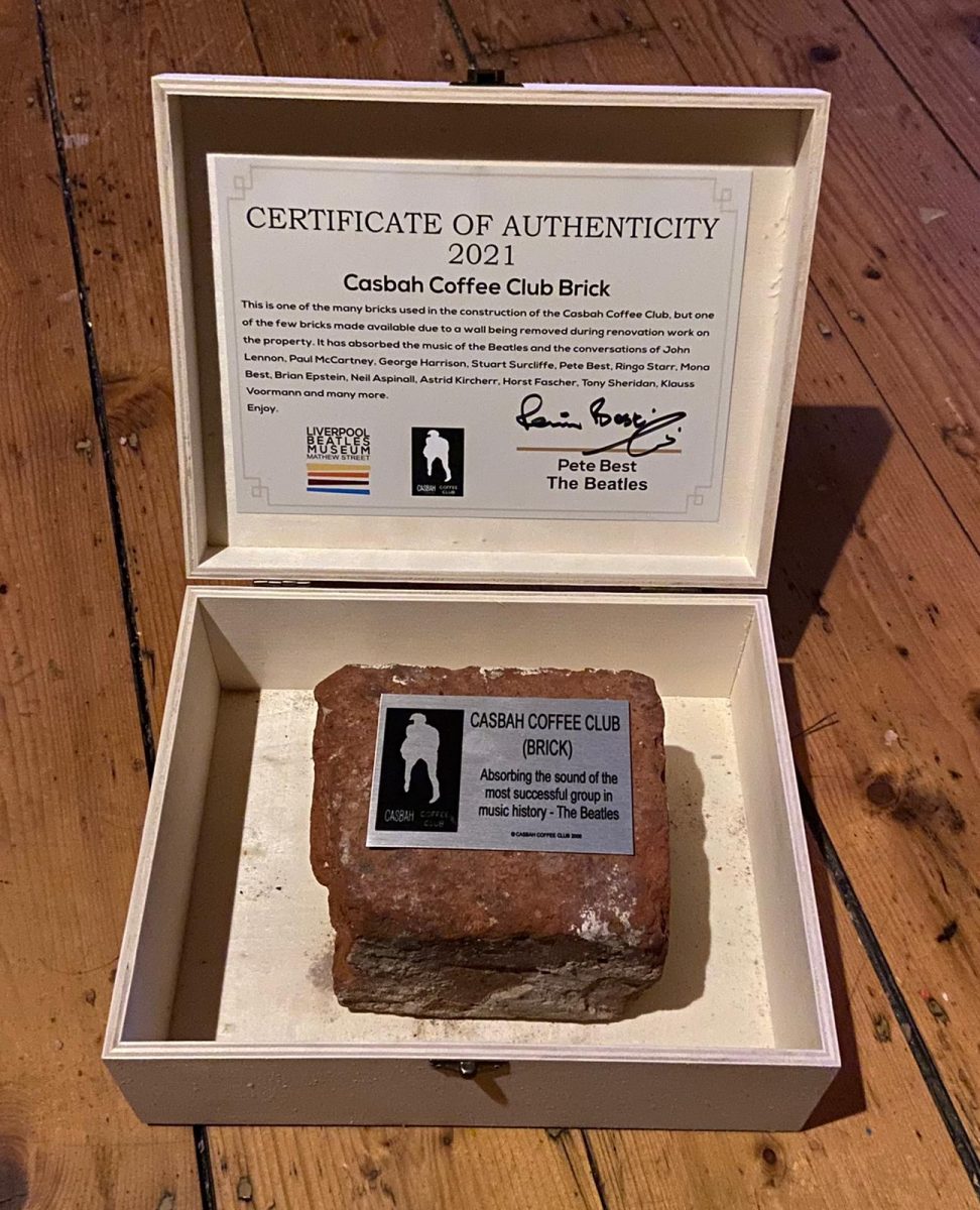 Small original Casbah Coffee Club brick